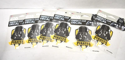 Lot of 6 WinCraft Disney Pittsburgh Pirates Darth Vader Auto Decals 30165115 - Image 1 of 4