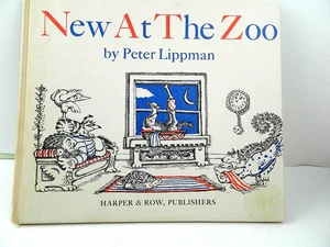 NEW AT THE ZOO, HARDCOVER BOOK 1969, SOME DISCOLORATION DUE TO AGE - Picture 1 of 8
