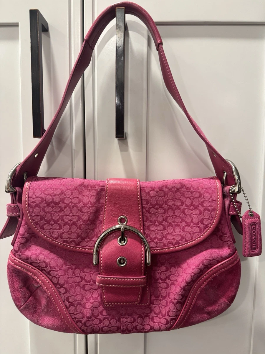 バッグ Rera Coach Soho Signature Pink Bag Rera Coach Soho Signature Pink Bag