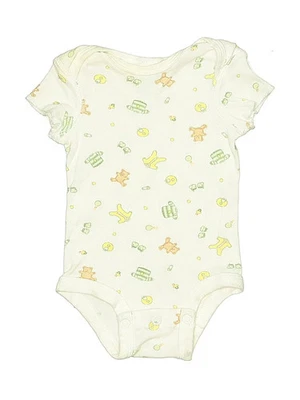 Body Miniwear Amarillo Manga Corta Niños Pequeños Bebés Foto 1 de 2