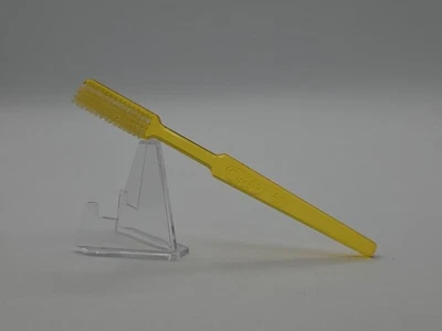 VTG Oral-B 60 Adult Toothbrush 4-ROW 1980s USA End-Rounded Polished Bristles NOS — 第 1/4 张图片