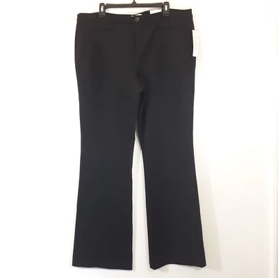 Pantalones Coldwater Creek Talla 18 Negros Elastizados Ajuste Natural Carrera Oficina Nuevos con Etiquetas $89.95 Foto 1 de 4