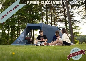 Vango Beta 550XL - 5man, 3 pole Family Tent Vango Beta 550XL Tent Deep Blue - Picture 1 of 24