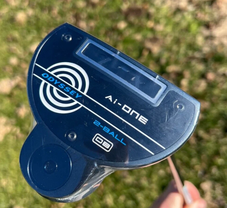 Odyssey Golf RH 2024 AI-ONE 2-Ball 35" Mallet Putter - DoubleBend - Pistol Grip