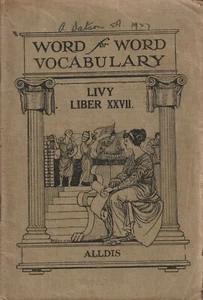 LITERATURE , WORD FOR WORD , LIVY , LIBER XXVII - Picture 1 of 1