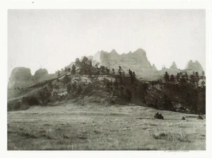 Postal Nebraska Crow Butte cerca de Ft Robinson Dawes County COMO NUEVO - Imagen 1 de 1