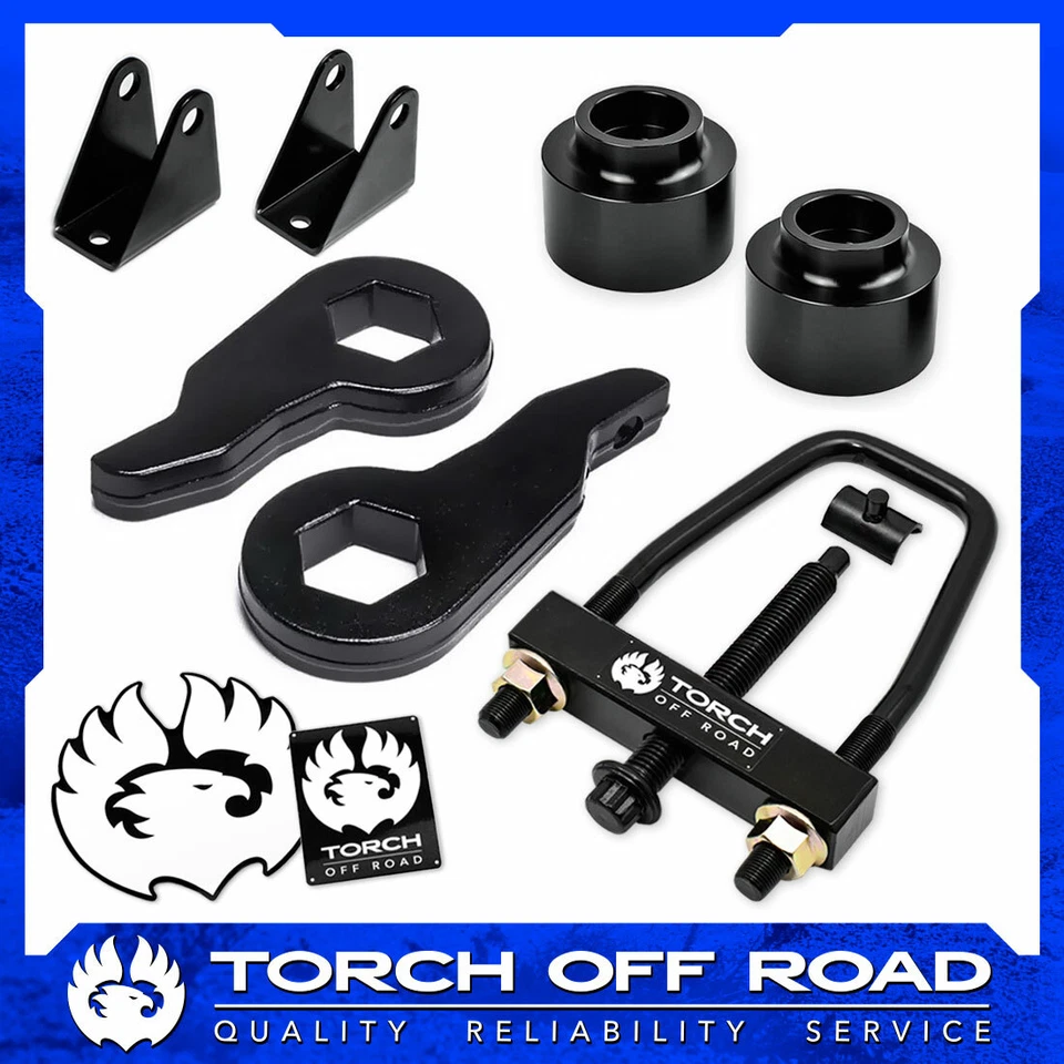 3" Front 3" Rear Lift Kit For 2003-2010 Hummer H2 4X4 4WD Shock Extenders + Tool - Image 1 of 4