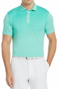 New Mens PGA Tour Soft Touch Electric Green Short Sleeve Golf Polo Shirt M - Picture 1 of 1