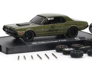 MERCURY Cougar R-Code - 1968 1/2 - verde scuro - M2 1:64 - Foto 1 di 6