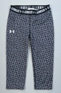 Girl's Youth Under Armour UA FITTED Heatgear Capri Leggings Size S - Picture 1 of 2