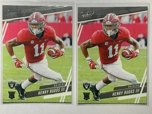 (2) 2020 Prestige Panini Henry Ruggs III Rookie RC NFL Alabama Las Vegas Raiders - Picture 1 of 2