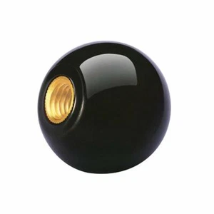 Bakelite Ball Knob Ball Handle with Threaded Brass Insert M5 M6 M8 M10 M12 M16 - Picture 1 of 8