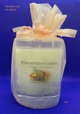 Vela Natural Soy Scentsational (fusión tropical) Foto 1 de 2