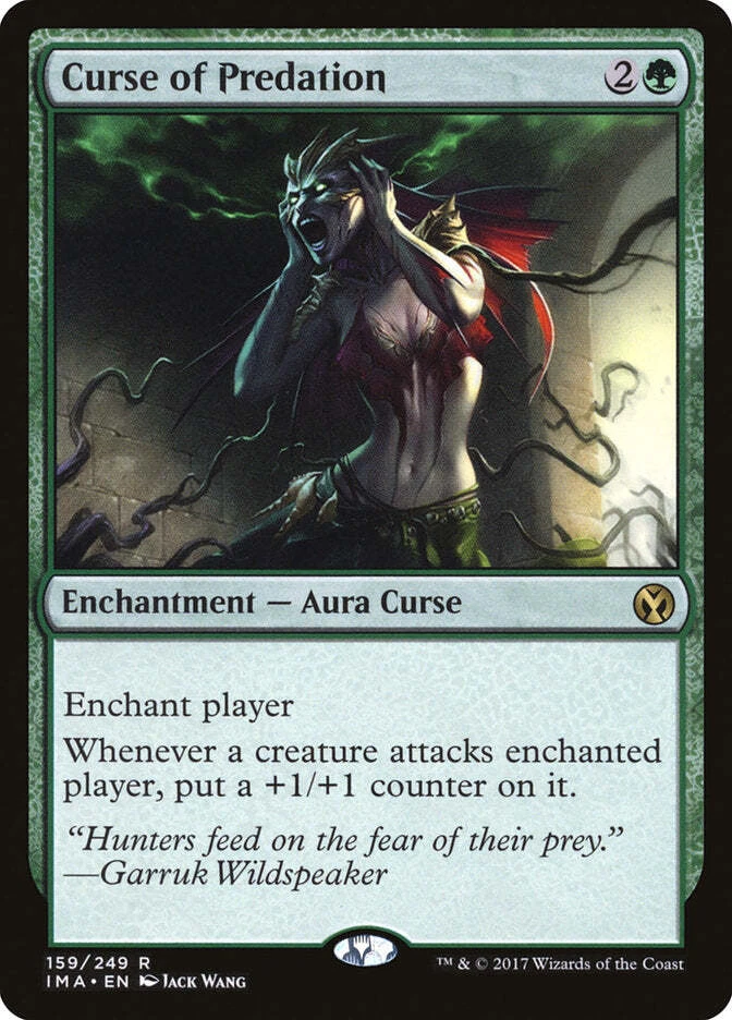 Curse of Predation [Iconic Masters] Magic MTG - Image 1 of 1