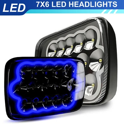 5X7” 7x6" Led Headlight Hi-Lo DRL For Chevy C1500 C2500 C3500 Suburban Pickup - Image 1 of 4