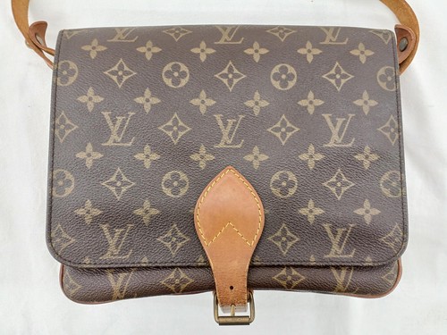 LOUIS VUITTON（LV） Louis Vuitton M51252 Cartouchiere GM Marrone Monogramma Borsa a tracolla in pelle