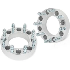 4Pc 8x180 Wheel Spacers 2" GMC SIERRA CHEVY SILVERADO 2500 3500 TRUCKS 14x1.5 - Picture 1 of 4