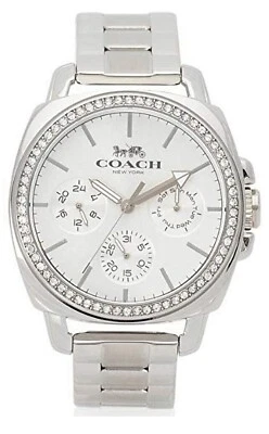 Brand New Coach Boyfriend Ladies Chronograph Watch With Crystal Bezel. 14502129 - image 1 of 3