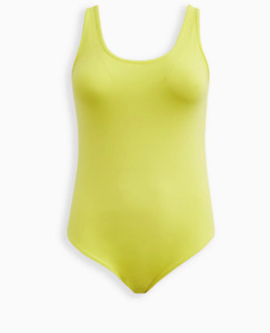 Torrid yellow foxy sleeveless bodysuit, soft, stretchy, Plus size 3X(22-24)