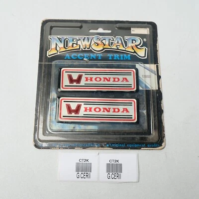 Calcomanía emblema adorno automotriz vintage años 80 90 para HONDA se adapta a todos los modelos Foto 1 de 4
