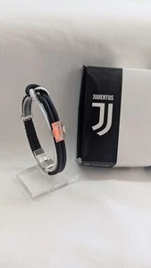 Bracciale Juventus Ufficiale cuoio intrecciato ✅ + omaggio - Foto 1 di 1