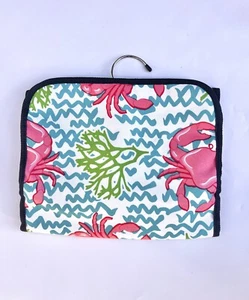 Simply Southern Pink Crab Cosmetic Travel Toiletry Bag NWT - Picture 1 of 4