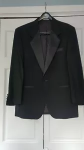 Vintage Stanley Blacker Tuxedo 100% Wool Complete outfit 42R Mint Condition - Picture 1 of 12