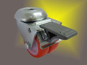 Schwerlast PU Rolle ø50mm niedriger Bauhöhe und hoher Tragkraft von 140Kg, Rülo - Picture 1 of 4