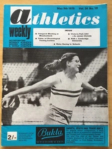ATHLETICS WEEKLY - 9 MAY 1970 - ROSEMARY PAYNE - MEADOWBANK MEETING - Picture 1 of 1