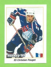 1995 Panini Hockey World Championship '95 #113 Christian Pouget France