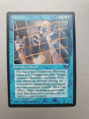 Merseine, MTG Fallen Empires (1994) Common Blue Enchantment NM - Image 1 of 2