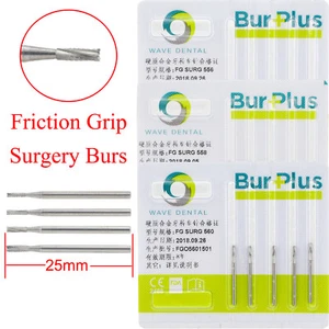 Burs quirúrgicas dentales de carburo WAVE FG 557 557L 559 rebaba de corte recto plegable extremo - Imagen 1 de 36