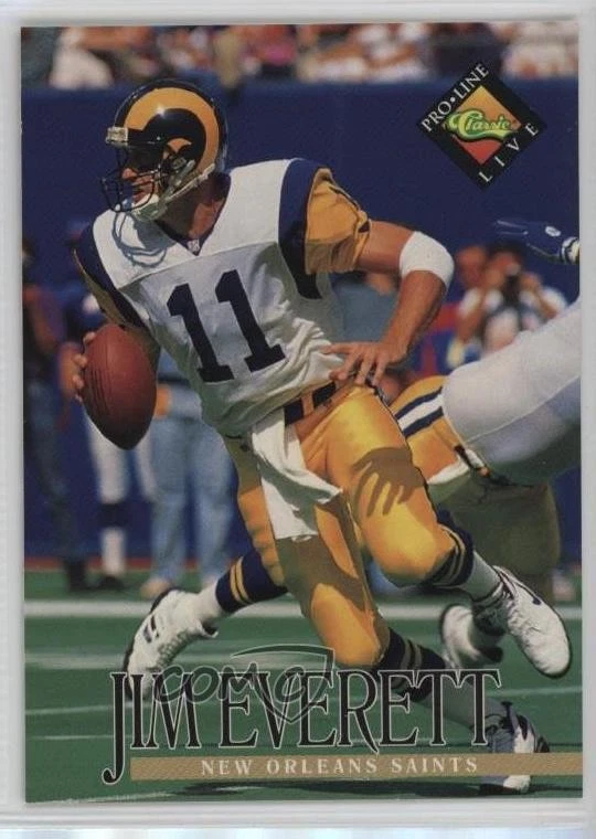 1994 Classic Pro Line Live Jim Everett #99 - Image 1 of 2
