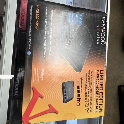 Kenwood Excelon XR600-6DSP Advanced Integration -DSP Amplifier Idatalink Maestro - Image 1 of 4