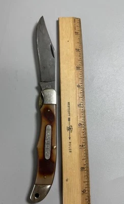 Vintage Schrade Old Timer USA 1250T Liner Lock Folding Knife - Image 1 of 4