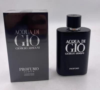 Giorgio Armani Aqua Di Gio Profumo 男士淡香水 4.2 盎司喷雾 - 全新 — 第 1/3 张图片