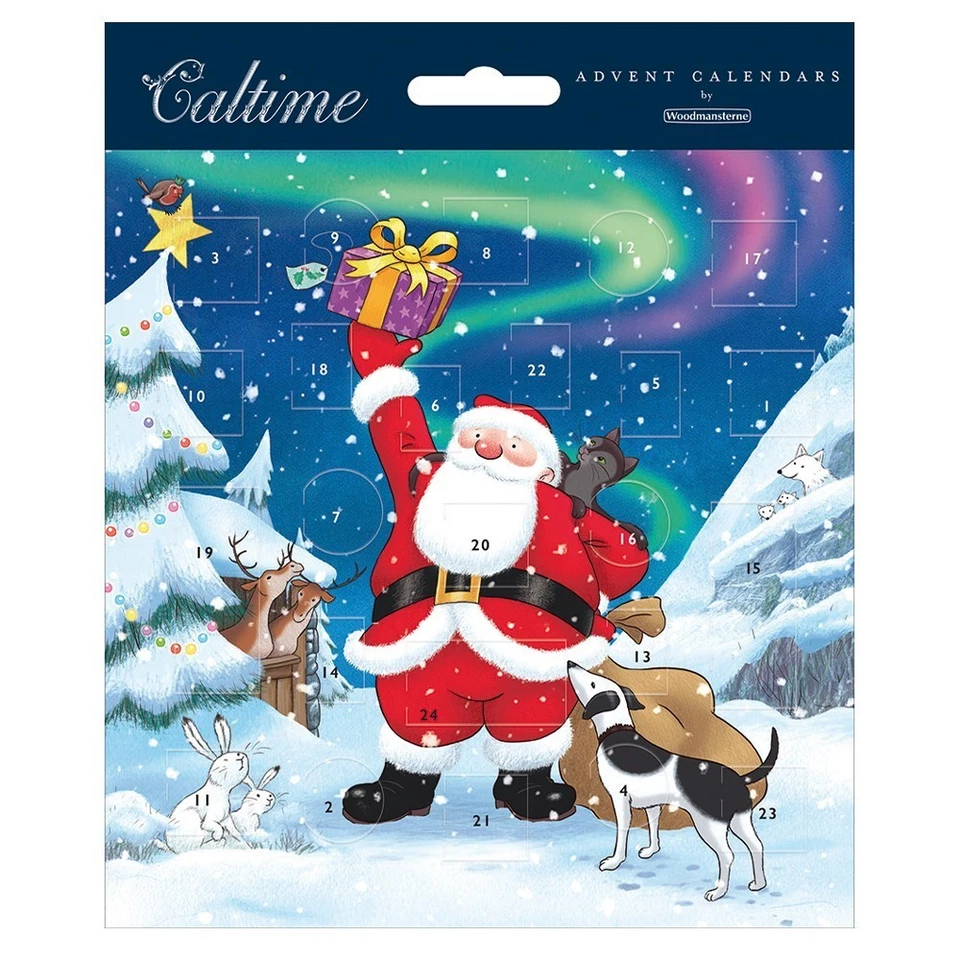 Raymond Briggs Santa Claus Caltime Advent Calendar Card 160 x 160 mm - Image 1 of 1