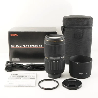 SIGMA APO 50-150mm F2.8 II EX DC HSM In Box For Nikon from Japan #5857 - Image 1 of 4