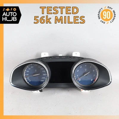 Maserati Quattroporte M156 GTS 2014 3,8 L cuadro de instrumentos velocímetro fabricante de equipos originales 56 k Foto 1 de 4