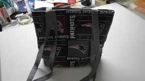 New England Patriots Tote Bag-Machine Quilted-Hand Made - Picture 1 of 2