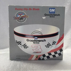 Dale Earnhardt GM Goodwrench Clip On Light Shade 8” Round Plastic NASCAR New VTG - Picture 1 of 8