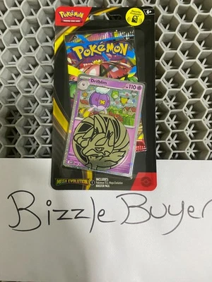 Pokemon TCG: Mega Evolution Booster Pack Blister -Drifblim Promo SEALED - Image 1 of 2