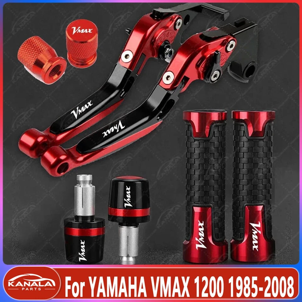 Красный для YAMAHA VMAX1200 1985-2008 CNC регулируемый длинный тормоз и рычаги сцепления наборы - Изображение 1 из 1
