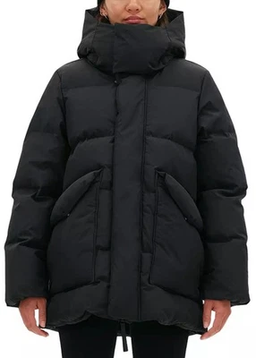 Halfdays Women's Wheeler Parka Black NWT Medium $395 MSRP - Image 1 of 4