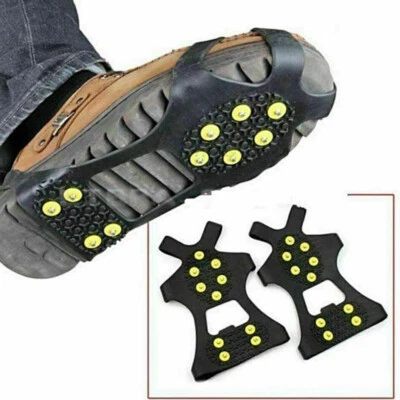 MARKENLOS Anti-Rutsch Spikes Schuhe Schuhspikes Eiskrallen Schuhkrallen Gleitschutz 34-49
