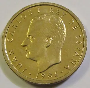 *GUTSE* J. CARLOS I-7, 100 PESETAS 1986, LIS ANV., *BUSTO PEQUEÑO*, SIN CIRCULAR - Imagen 1 de 2