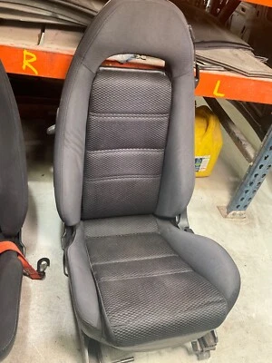 OEM Black Base Cloth Left DRIVER Seat Mazda RX7 FD3S NICE +$150 PR - Image 1 of 4