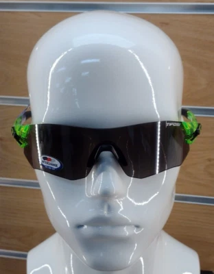 Tifosi Tsali Sunglasses Crystal Neon Green - Smoke/AC Red/Clear Lens (Reg. $80) - Image 1 of 4