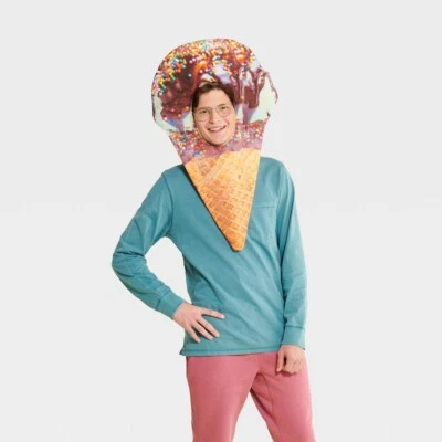 Tocado de helado de gran tamaño para adultos divertido novedad disfraz de Halloween #1297 Foto 1 de 4