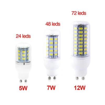 4/8x GU10 LED Leuchtmittel Glühbirne Mais Licht 5730 SMD Birne Lampe 5W/7W/12W - Bild 1 von 4